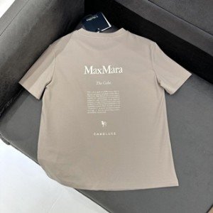 막스마라 로고 티셔츠
